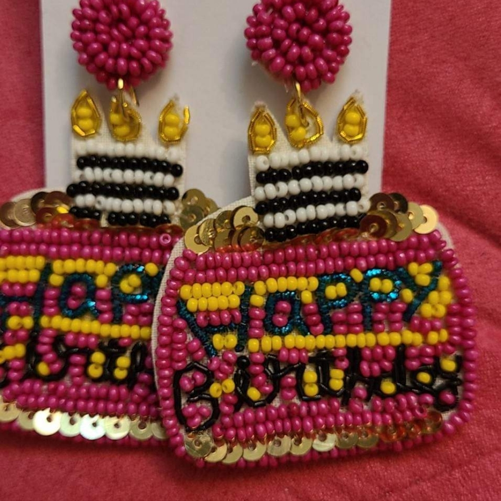 BEADED EARRINGS